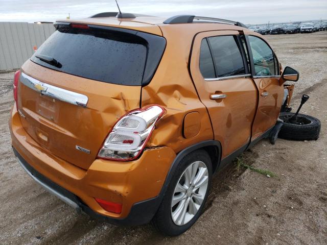 3GNCJRSB0HL173083 - 2017 CHEVROLET TRAX PREMI ORANGE photo 4