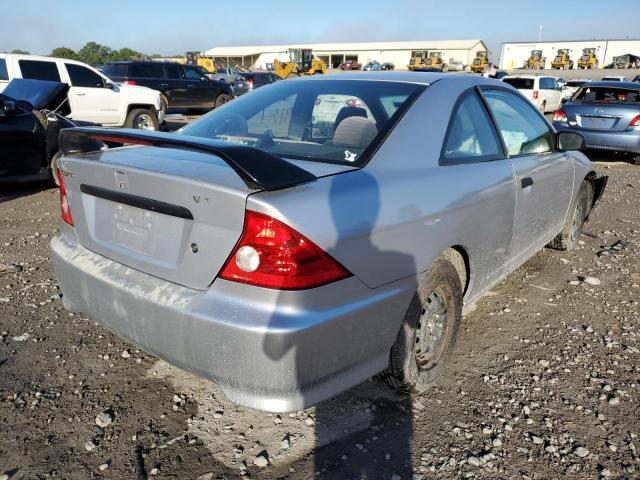 1HGEM22194L070422 - 2004 HONDA CIVIC DX V SILVER photo 4