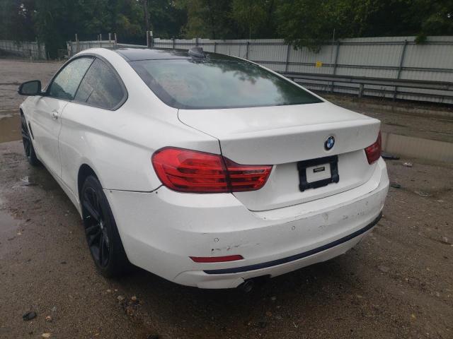 WBA3N9C55EK245654 - 2014 BMW 428 XI WHITE photo 3