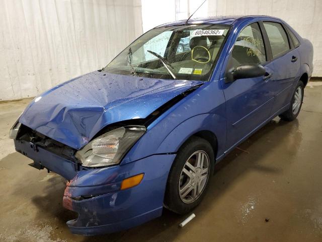 1FAFP38Z04W112865 - 2004 FORD FOCUS ZTS BLUE photo 2