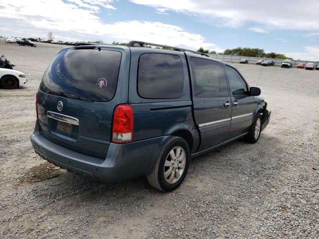 5GADV23107D104527 - 2007 BUICK TERRAZA CX BLUE photo 4