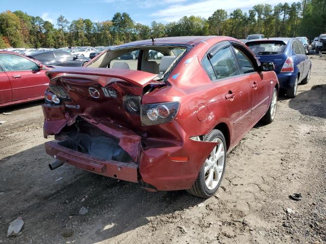 JM1BK32F191230093 - 2009 MAZDA 3 I MAROON photo 4