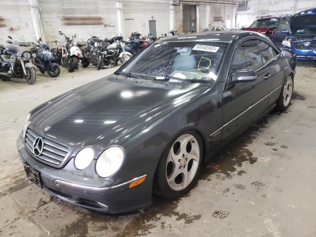 WDBPJ78J32A024239 - 2002 MERCEDES-BENZ CL 600 GRAY photo 2