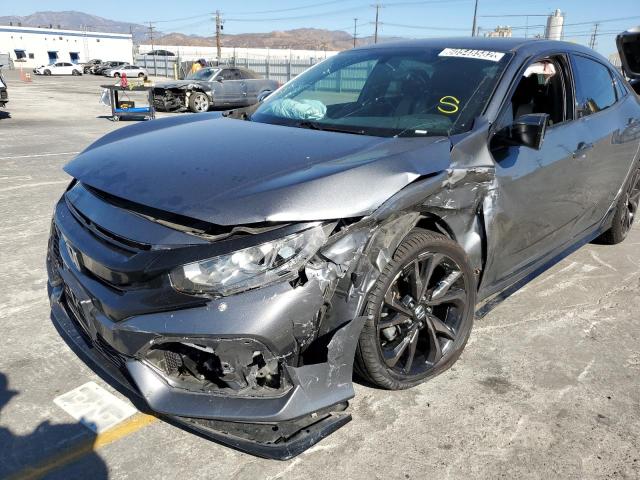 SHHFK7H48JU421776 - 2018 HONDA CIVIC SPOR GRAY photo 9