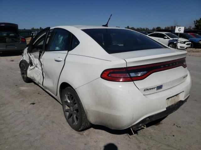 1C3CDFBA1DD308159 - 2013 DODGE DART WHITE photo 3