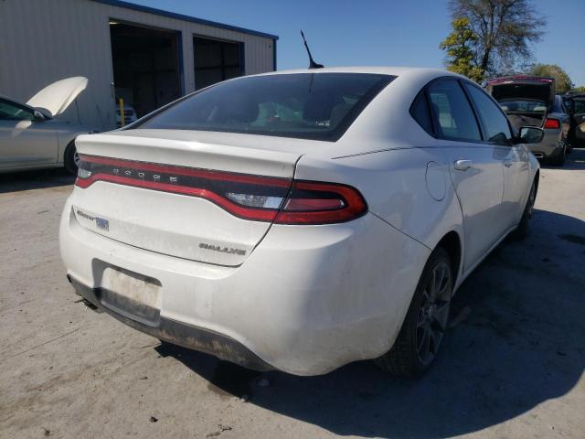 1C3CDFBA1DD308159 - 2013 DODGE DART WHITE photo 4