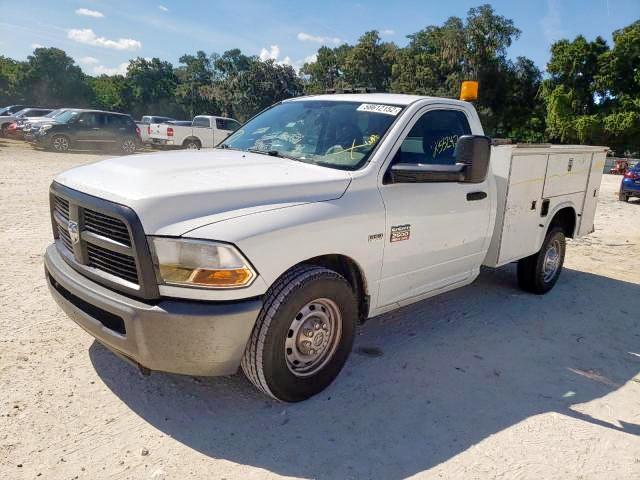 3C7WD4AT7CG280694 - 2012 DODGE RAM 2500 S Սպիտակ լուսանկար 2