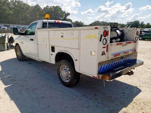 3C7WD4AT7CG280694 - 2012 DODGE RAM 2500 S Սպիտակ լուսանկար 3