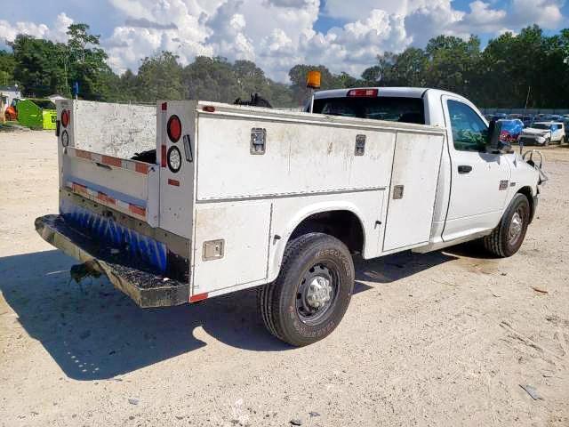 3C7WD4AT7CG280694 - 2012 DODGE RAM 2500 S Սպիտակ լուսանկար 4