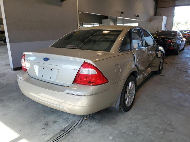 1FAFP24196G159612 - 2006 FORD FIVE HUNDR BEIGE photo 4