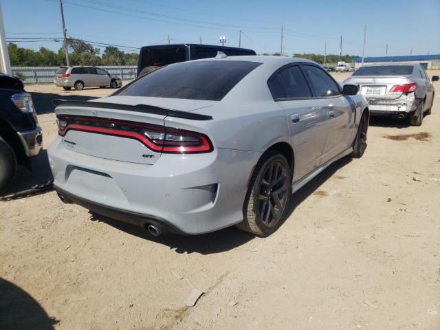 2C3CDXHG6MH644488 - 2021 DODGE CHARGER GT GRAY photo 4