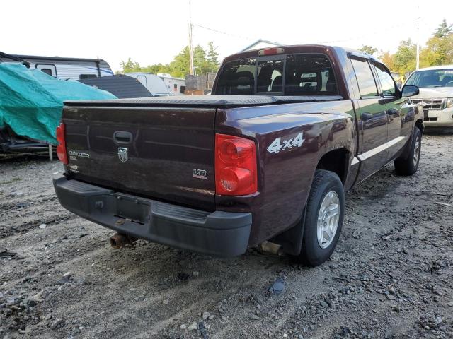 1D7HW48N15S320261 - 2005 DODGE DAKOTA QUA BROWN photo 4