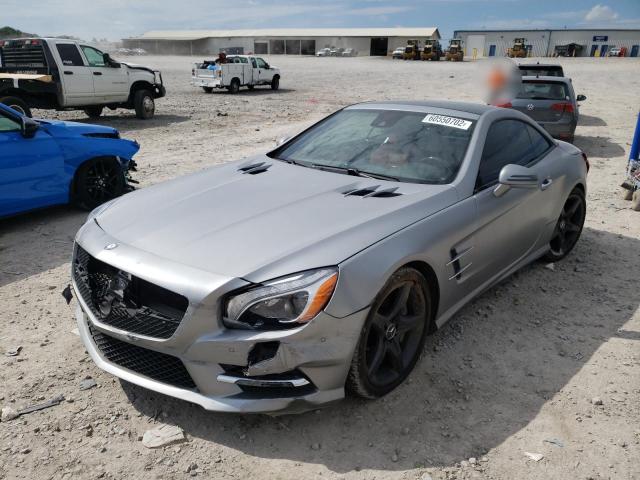 WDDJK6FA6FF035865 - 2015 MERCEDES-BENZ SL 400 SILVER photo 2