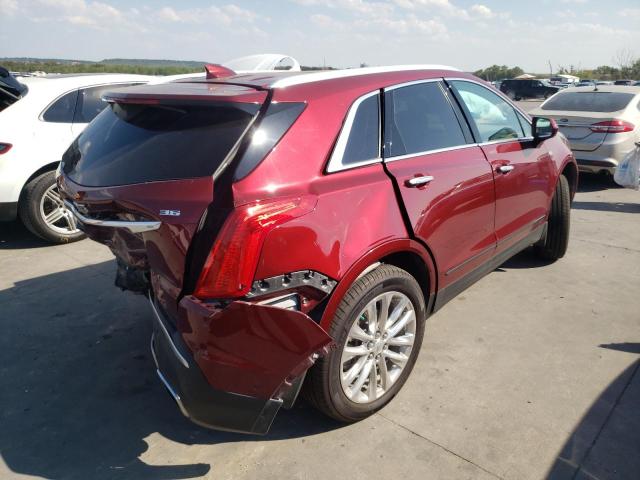 1GYKNFRS3HZ168802 - 2017 CADILLAC XT5 PLATIN RED photo 4