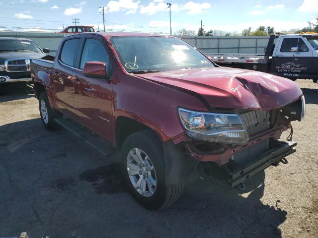 1GCGTCEN8J1238976 - 2018 CHEVROLET COLORADO L BURGUNDY photo 1