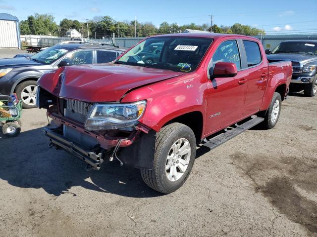 1GCGTCEN8J1238976 - 2018 CHEVROLET COLORADO L BURGUNDY photo 2