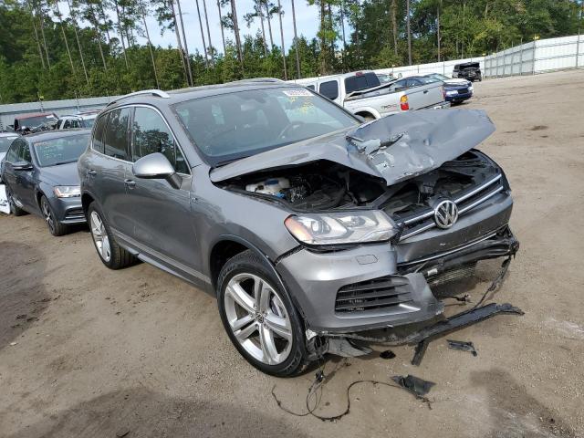 WVGDP9BP6ED013567 - 2014 VOLKSWAGEN TOUAREG TD GRAY photo 1