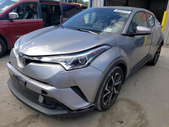 NMTKHMBX3KR096532 - 2019 TOYOTA C-HR XLE SILVER photo 2