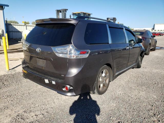 5TDXK3DC2DS288220 - 2013 TOYOTA SIENNA SPO GRAY photo 4