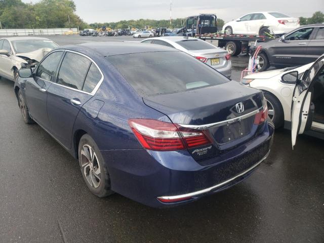 1HGCR2F31HA173145 - 2017 HONDA ACCORD LX BLUE photo 3