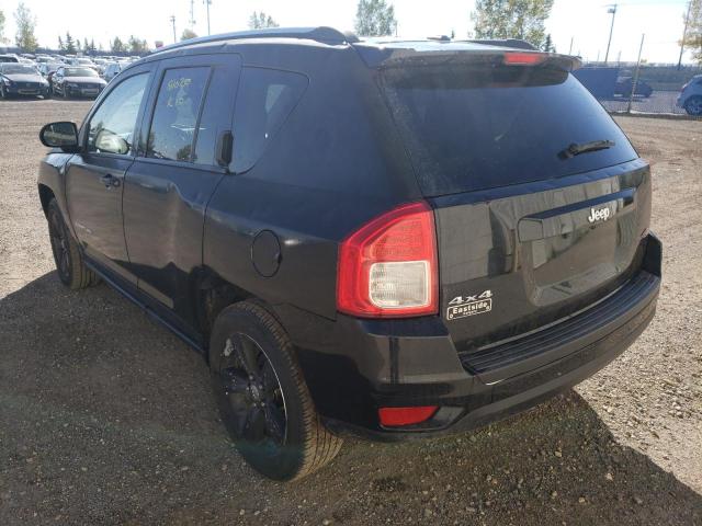 1C4NJDAB3DD263298 - 2013 JEEP COMPASS BLACK photo 3