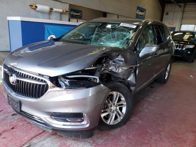 5GAEVBKW6KJ126608 - 2019 BUICK ENCLAVE PR GRAY photo 2