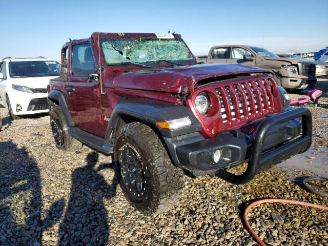 1C4HJXAG9MW557979 - 2021 JEEP WRANGLER S BURGUNDY photo 1