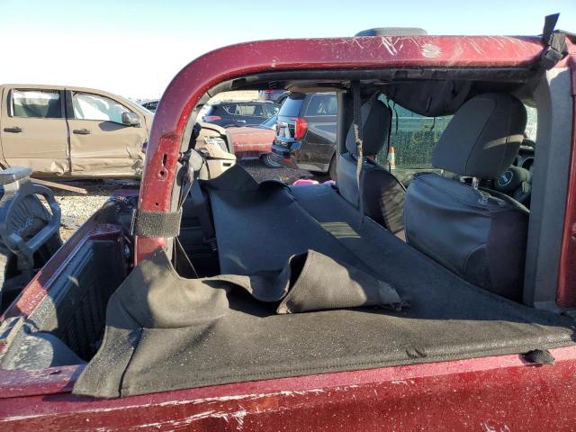 1C4HJXAG9MW557979 - 2021 JEEP WRANGLER S BURGUNDY photo 6