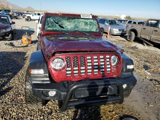 1C4HJXAG9MW557979 - 2021 JEEP WRANGLER S BURGUNDY photo 9