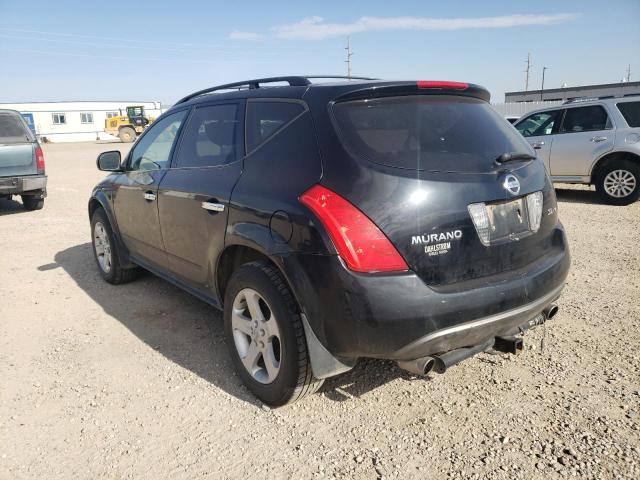 JN8AZ08W35W406396 - 2005 NISSAN MURANO BLACK photo 3