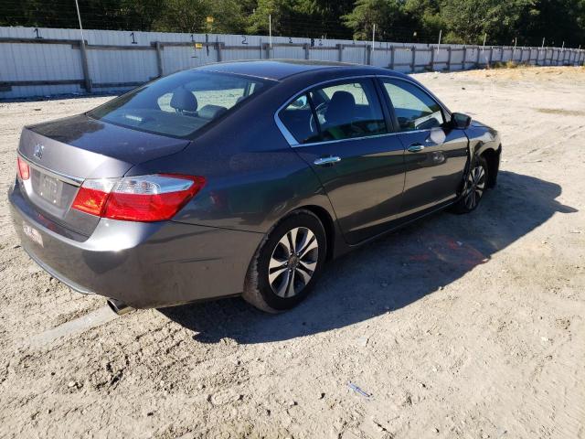 1HGCR2E38FA271068 - 2015 HONDA ACCORD LX GRAY photo 4