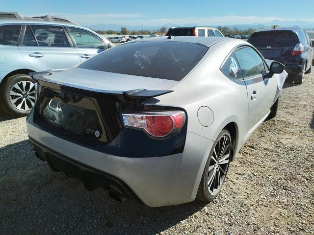 JF1ZNAA14D2717412 - 2013 TOYOTA SCION FR-S SILVER photo 4