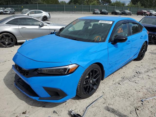 19XFL2H83NE014772 - 2022 HONDA CIVIC SPOR 蓝色 照片 2