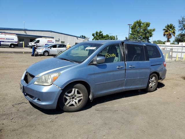 5FNRL38446B067170 - 2006 HONDA ODYSSEY EX BLUE photo 2