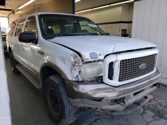 1FMNU45S24EA37566 - 2004 FORD EXCURSION WHITE photo 1