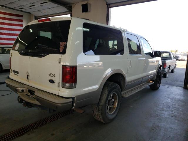 1FMNU45S24EA37566 - 2004 FORD EXCURSION WHITE photo 4