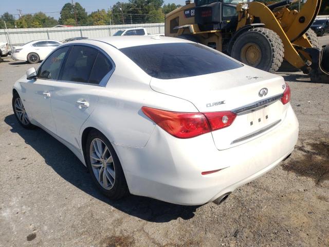 JN1EV7AP0HM732339 - 2017 INFINITI Q50 PREMIU WHITE photo 3