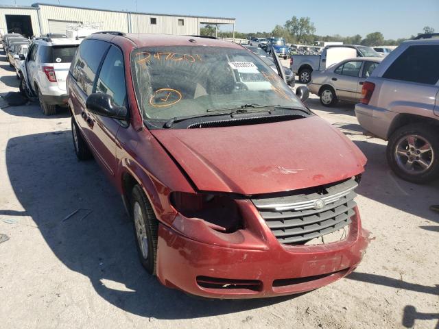 2A4GP44R37R247601 - 2007 CHRYSLER TOWN & COU MAROON photo 1