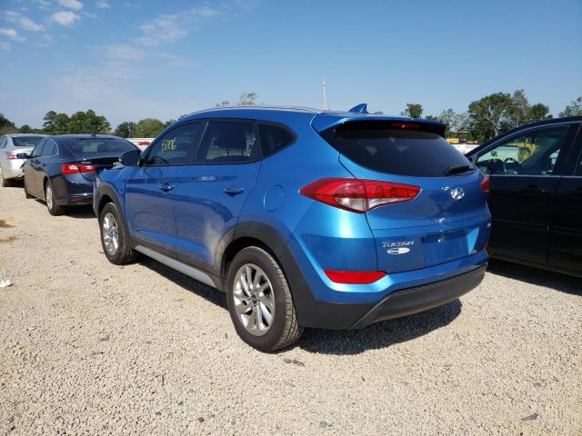 KM8J3CA45JU694348 - 2018 HYUNDAI TUCSON SEL BLUE photo 3