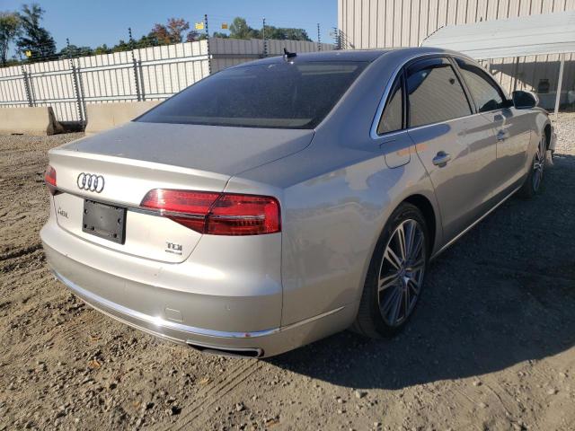 WAU3MAFD5FN035661 - 2015 AUDI A8 L TDI Q SILVER photo 4