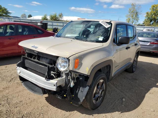 ZACCJBAT1FPC19566 - 2015 JEEP RENEGADE S Qəhvəyi foto 2