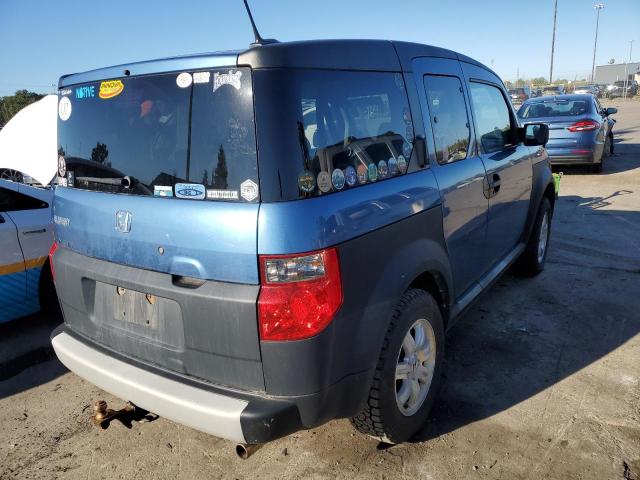 5J6YH28666L027950 - 2006 HONDA ELEMENT EX BLUE photo 4