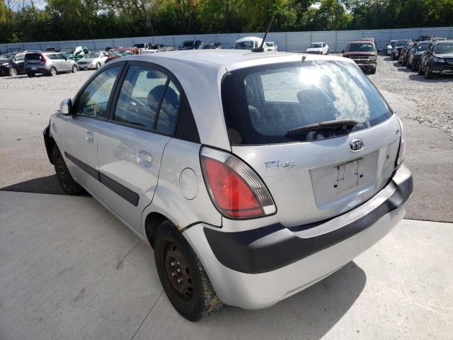 KNADE243896587171 - 2009 KIA RIO 5 SX SILVER photo 3