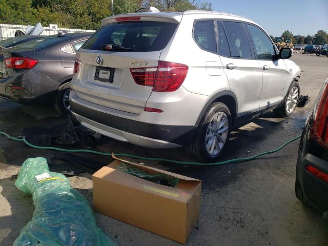 5UXWX9C56E0D24709 - 2014 BMW X3 SILVER photo 4