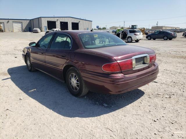 1G4HP52K644170027 - 2004 BUICK LESABRE CU BURGUNDY photo 3