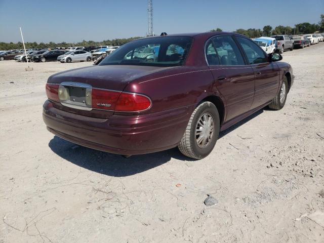 1G4HP52K644170027 - 2004 BUICK LESABRE CU BURGUNDY photo 4