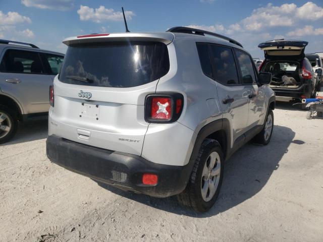 ZACCJBAB6JPH60564 - 2018 JEEP RENEGADE S Gümüş foto 4