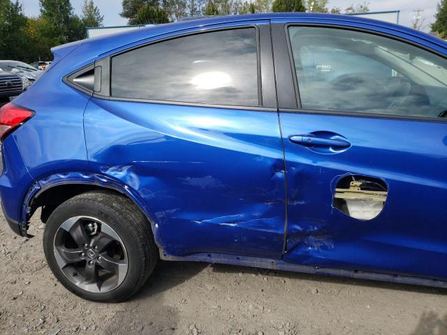 3CZRU6H55JM712558 - 2018 HONDA HR-V EX BLUE photo 9