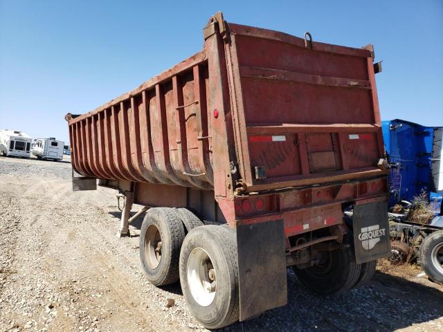 1H4D0272XFF032303 - 1985 FRUEHAUF DUMPTRAIL RED photo 3