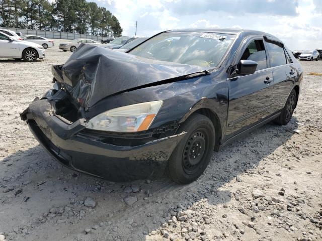 1HGCM56343A098630 - 2003 HONDA ACCORD LX BLACK photo 2